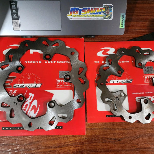 RACING BOY E-SERIES ROTOR DISC SOLD AS SET FOR YAMAHA SNIPER 150/155