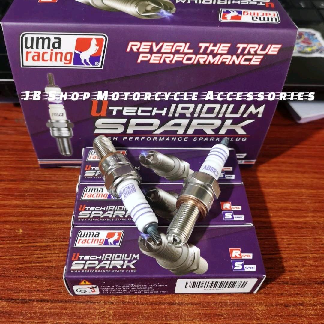 UMA RACING UTECH IRIDIUM SPARKPLUG (AB8R3I) LONG THREAD