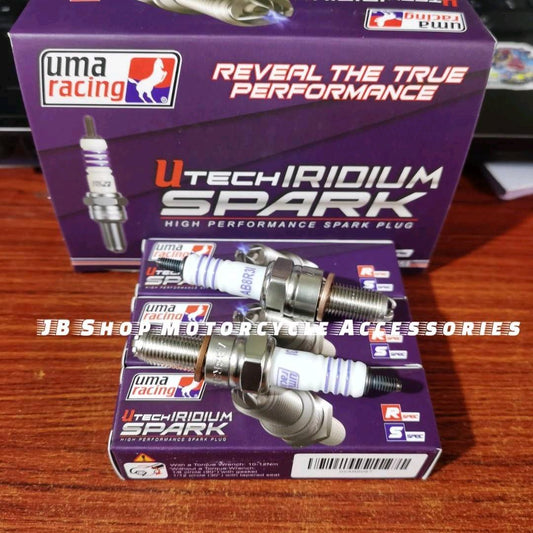 UMA RACING UTECH IRIDIUM SPARKPLUG (AB8R3I) LONG THREAD