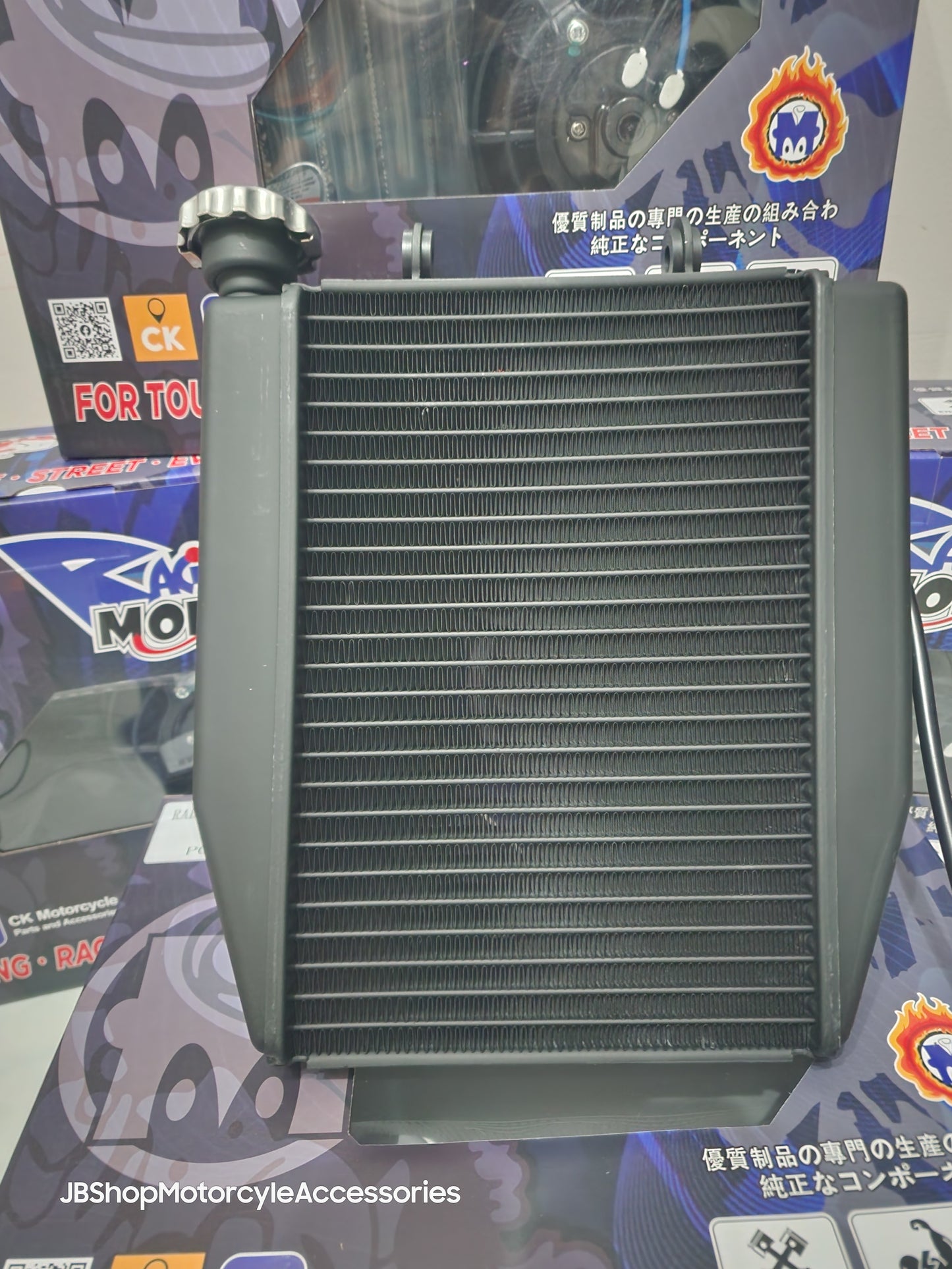 RACING MONKEY BIG RADIATOR WITH FAN FOR YAMAHAMA SNIPER 155